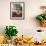 Picnic Lunch of Bread, Cheese, Tomatoes and Red Wine on a Hamper in the Dordogne, France-Michael Busselle-Framed Photographic Print displayed on a wall