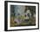 Picnic on a Riverbank, 1873-74-Paul Cézanne-Framed Giclee Print