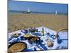 Picnic on the Banc Du Pecheur, Commune Des Portes, Ile De Re, Charente Maritime, France-Bruno Barbier-Mounted Photographic Print