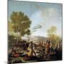 Picnic on the Banks of the Manzanares, 1776-Francisco de Goya y Lucientes-Mounted Giclee Print