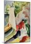 Picnic on the Beach-Auguste Macke-Mounted Giclee Print