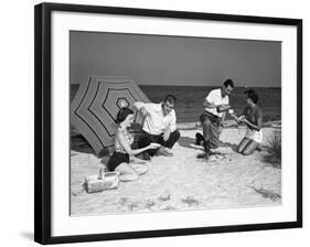 Picnic on the Beach-Philip Gendreau-Framed Photographic Print