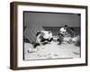 Picnic on the Beach-Bettmann-Framed Photographic Print