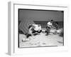 Picnic on the Beach-Bettmann-Framed Photographic Print