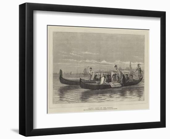 Picnic Party on the Lagoon-George Goodwin Kilburne-Framed Giclee Print
