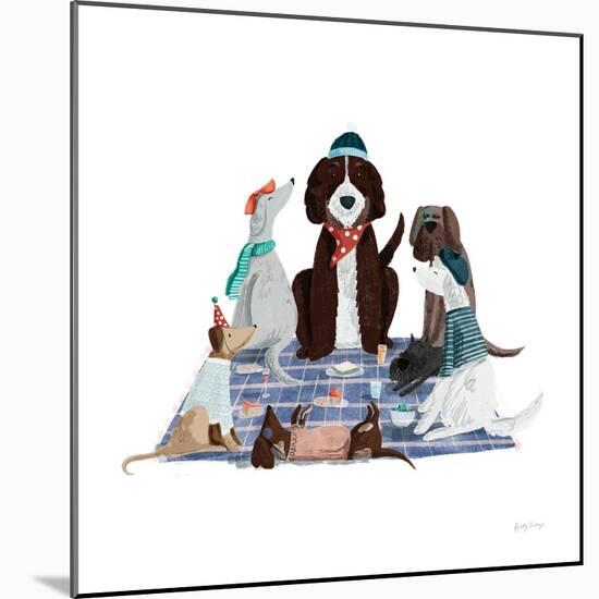 Picnic Pets Dogs I-Becky Thorns-Mounted Art Print