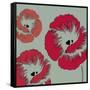 Picnic Poppy, 2005-Sarah Hough-Framed Stretched Canvas