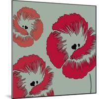 Picnic Poppy, 2005-Sarah Hough-Mounted Giclee Print