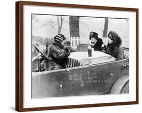 Picnic Scene, 1922-null-Framed Photographic Print