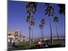 Picnic Tables, Newport Beach, California-Bill Bachmann-Mounted Photographic Print