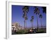 Picnic Tables, Newport Beach, California-Bill Bachmann-Framed Photographic Print