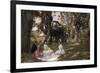 Picnic under the Trees, 1896-Julius Leblanc Stewart-Framed Giclee Print