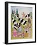 Picnic with Cows-Gillian Lawson-Framed Giclee Print