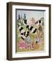 Picnic with Cows-Gillian Lawson-Framed Giclee Print