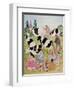 Picnic with Cows-Gillian Lawson-Framed Giclee Print