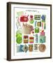 Picnic-null-Framed Art Print