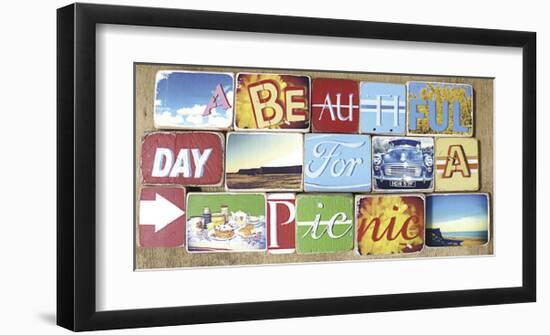 Picnic-null-Framed Art Print