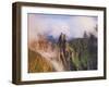 Pico Gato, View from the Miradouro Ninho Da Manta, Arieiro, Madeira, Portugal-Rainer Mirau-Framed Photographic Print