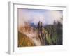 Pico Gato, View from the Miradouro Ninho Da Manta, Arieiro, Madeira, Portugal-Rainer Mirau-Framed Photographic Print