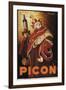 Picon-Achille Lucien Mauzan-Framed Art Print