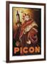 Picon-Achille Lucien Mauzan-Framed Art Print