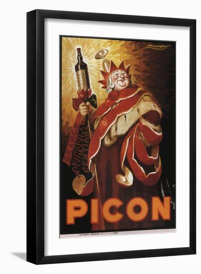 Picon-Achille Lucien Mauzan-Framed Art Print