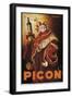 Picon-Achille Lucien Mauzan-Framed Art Print