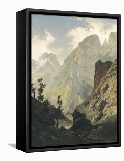 Picos De Europa-Carlos de Haes-Framed Stretched Canvas