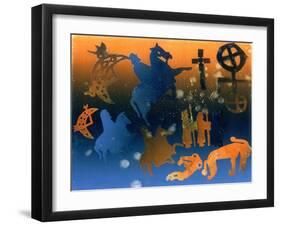 Pictish Ceremony-Gloria Wallington-Framed Giclee Print