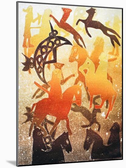 Pictish Hunt 2000-Gloria Wallington-Mounted Giclee Print