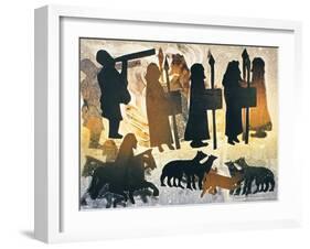 Pictish Journey, 2000-Gloria Wallington-Framed Giclee Print