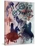 Pictish Riders, 1996-Gloria Wallington-Stretched Canvas