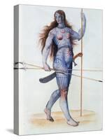 Pictish Woman-John White-Stretched Canvas