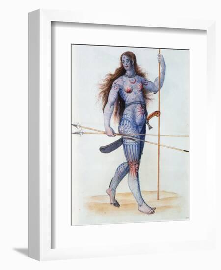 Pictish Woman-John White-Framed Giclee Print