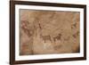 Pictograph of Lion Attack, Libya-David Parker-Framed Photographic Print