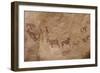 Pictograph of Lion Attack, Libya-David Parker-Framed Photographic Print