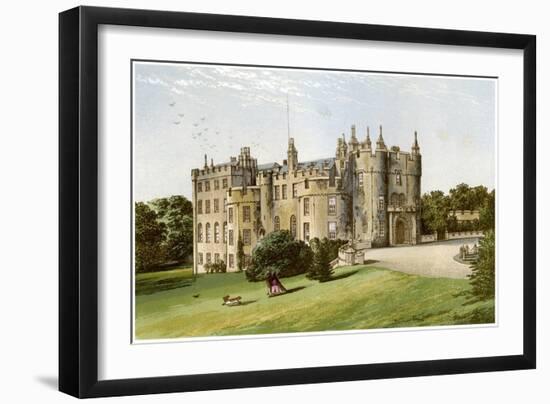 Picton Castle, Pembrokeshire, Wales, Home of the Phillips Family, C1880-Benjamin Fawcett-Framed Giclee Print