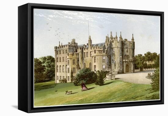 Picton Castle, Pembrokeshire, Wales, Home of the Phillips Family, C1880-Benjamin Fawcett-Framed Stretched Canvas