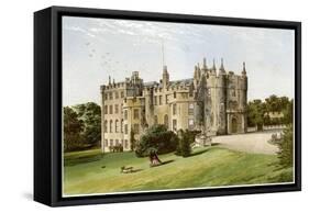 Picton Castle, Pembrokeshire, Wales, Home of the Phillips Family, C1880-Benjamin Fawcett-Framed Stretched Canvas