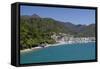 Picton Harbour from Ferry, Picton, Marlborough Region, South Island, New Zealand, Pacific-Stuart Black-Framed Stretched Canvas