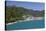 Picton Harbour from Ferry, Picton, Marlborough Region, South Island, New Zealand, Pacific-Stuart Black-Stretched Canvas