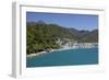 Picton Harbour from Ferry, Picton, Marlborough Region, South Island, New Zealand, Pacific-Stuart Black-Framed Photographic Print