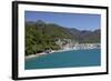 Picton Harbour from Ferry, Picton, Marlborough Region, South Island, New Zealand, Pacific-Stuart Black-Framed Photographic Print