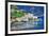 Pictorial Coastal Town Amalfi , Italy-Maugli-l-Framed Photographic Print