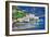 Pictorial Coastal Town Amalfi , Italy-Maugli-l-Framed Photographic Print