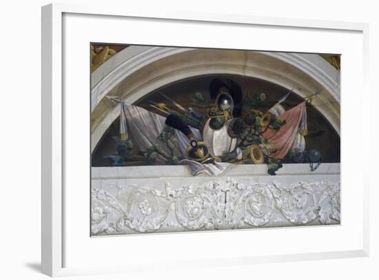 Pictorial Decoration of the Hall of the War, Duke's Apartment-null-Framed Giclee Print