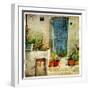 Pictorial Greek Villages-Maugli-l-Framed Art Print