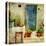 Pictorial Greek Villages-Maugli-l-Stretched Canvas