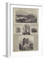 Pictorial History of Newcastle-null-Framed Giclee Print