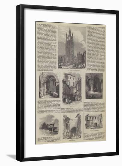 Pictorial History of Newcastle-null-Framed Giclee Print